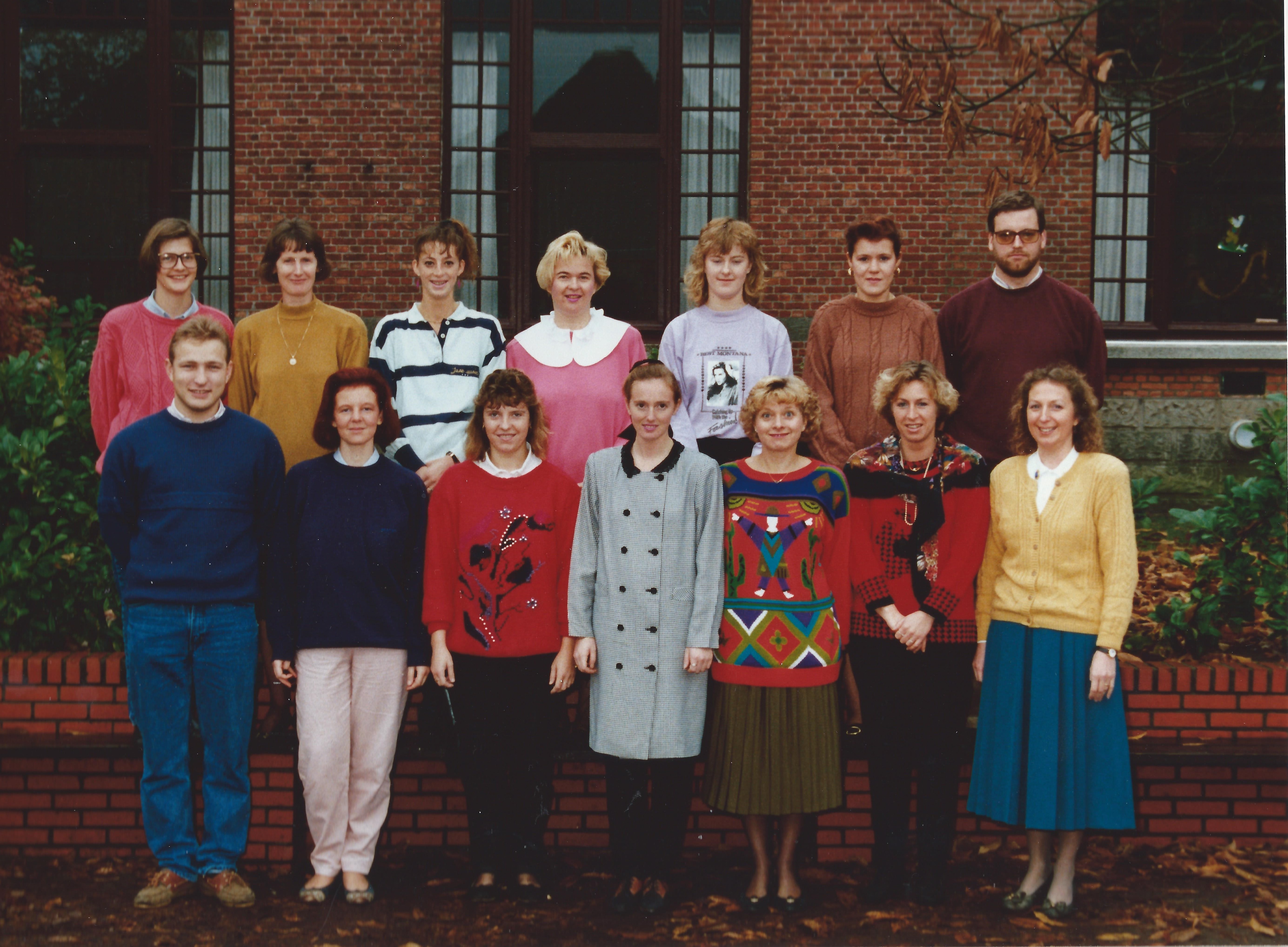 1990-1991 groepsfoto leerkrachten,Sint Martinusschool, Vrije Gesubsidieerde School, Lindedreef 18.jpg