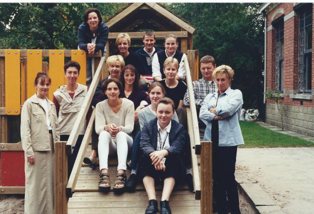 2000-2001 groepsfoto leerkrachten Sint Martinusschool, Vrije Gesubsidieerde School, Lindedreef 18.jpg