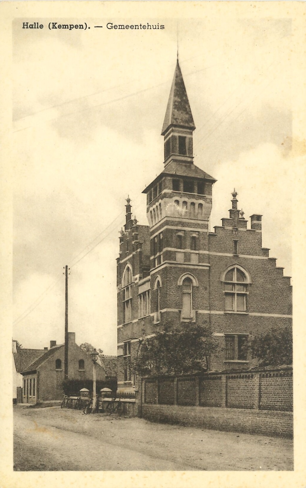 1956 Gemeentehuis, postkaart (1)