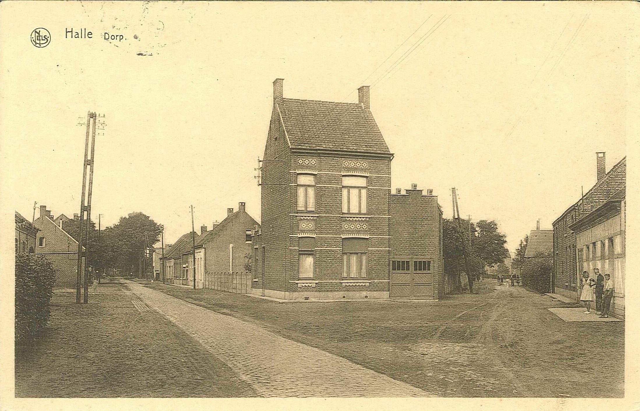 43 Dorpsstraat thv Sint Martinusstraat 1950